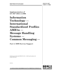 BS EN ISP 10611-1:1996