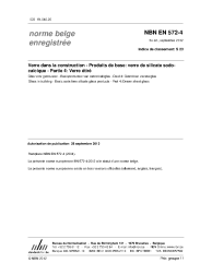 NBN EN 572-4:2012