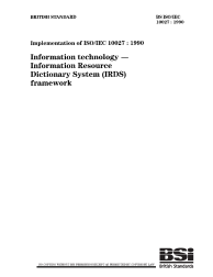 BS ISO/IEC 10027:1990