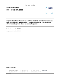 NBN EN 12498:2018