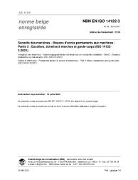 NBN EN ISO 14122-3:2001