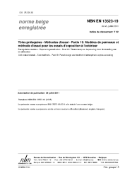 NBN EN 13523-19:2011