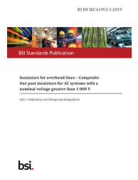 BS EN IEC 61952-1:2019
