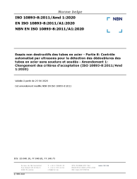 NBN EN ISO 10893-8:2011/A1:2020