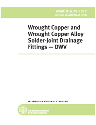 ASME B16.29-2012