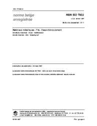 NBN ISO 7802:1997