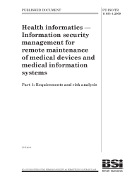 PD ISO/TR 11633-1:2009