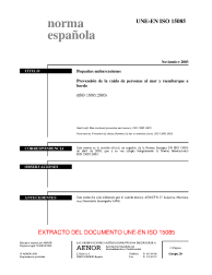 UNE-EN ISO 15085:2003