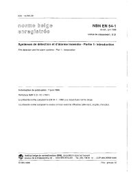 NBN EN 54-1:1996