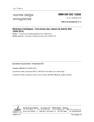 NBN EN ISO 18265:2013