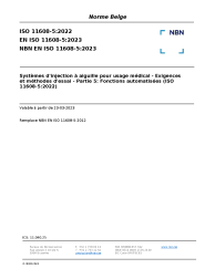 NBN EN ISO 11608-5:2023