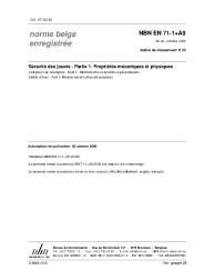 NBN EN 71-1+A9:2009