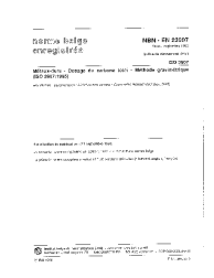 NBN EN 23907:1993