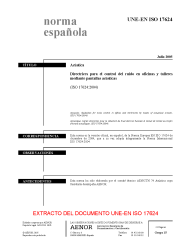 UNE-EN ISO 17624:2005