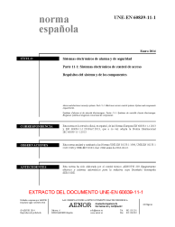 UNE-EN 60839-11-1:2014