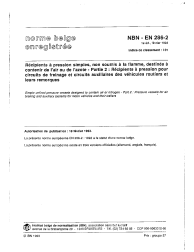 NBN EN 286-2:1993