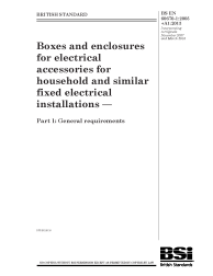 BS EN 60670-1:2005+A1:2013