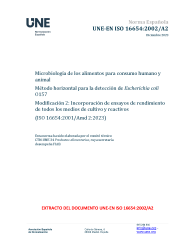 UNE-EN ISO 16654:2002/A2:2023
