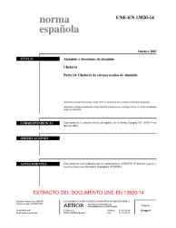 UNE-EN 13920-14:2003 (R2019)