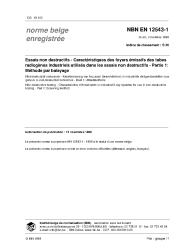 NBN EN 12543-1:1999