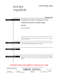 UNE-EN ISO 17264:2010