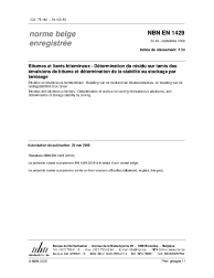NBN EN 1429:2009