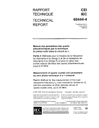 IEC TR 60444-4:1988