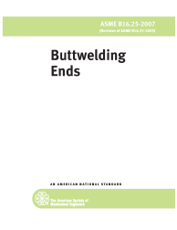 ASME B16.25-2007