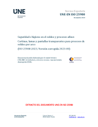 UNE-EN ISO 25980:2023