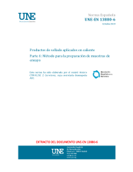 UNE-EN 13880-6:2019