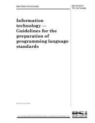 BS ISO/IEC TR 10176:2001