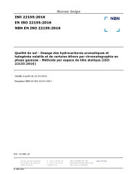 NBN EN ISO 22155:2016