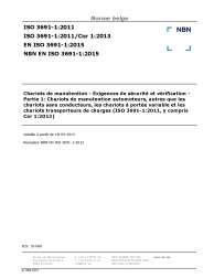 NBN EN ISO 3691-1:2015