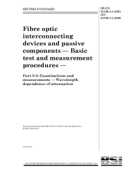 BS EN 61300-3-5:2001