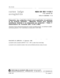 NBN EN ISO 11125-7:1997