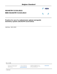 NBN ISO/ASTM 51310:2023