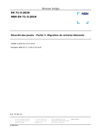 NBN EN 71-3:2019
