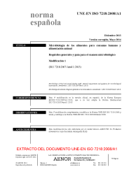 UNE-EN ISO 7218:2008/A1:2013