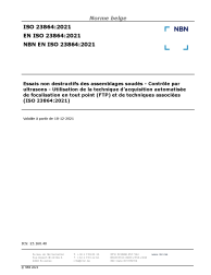 NBN EN ISO 23864:2021