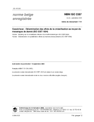 NBN ISO 3387:2003