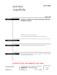 UNE 73404:1998 (R2015)