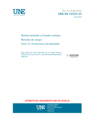 UNE-EN 13523-25:2022