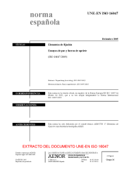 UNE-EN ISO 16047:2005