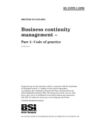 BS 25999-1:2006 (USA Edition)