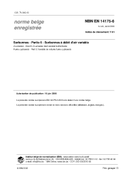 NBN EN 14175-6:2006