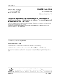 NBN EN ISO 15613:2004