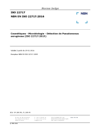 NBN EN ISO 22717:2016