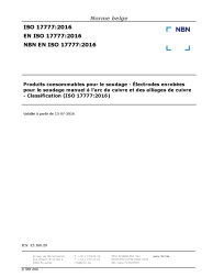 NBN EN ISO 17777:2016