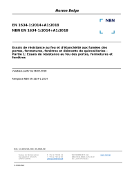 NBN EN 1634-1:2014+A1:2018