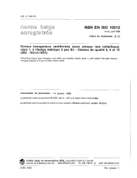 NBN EN ISO 10512:1998